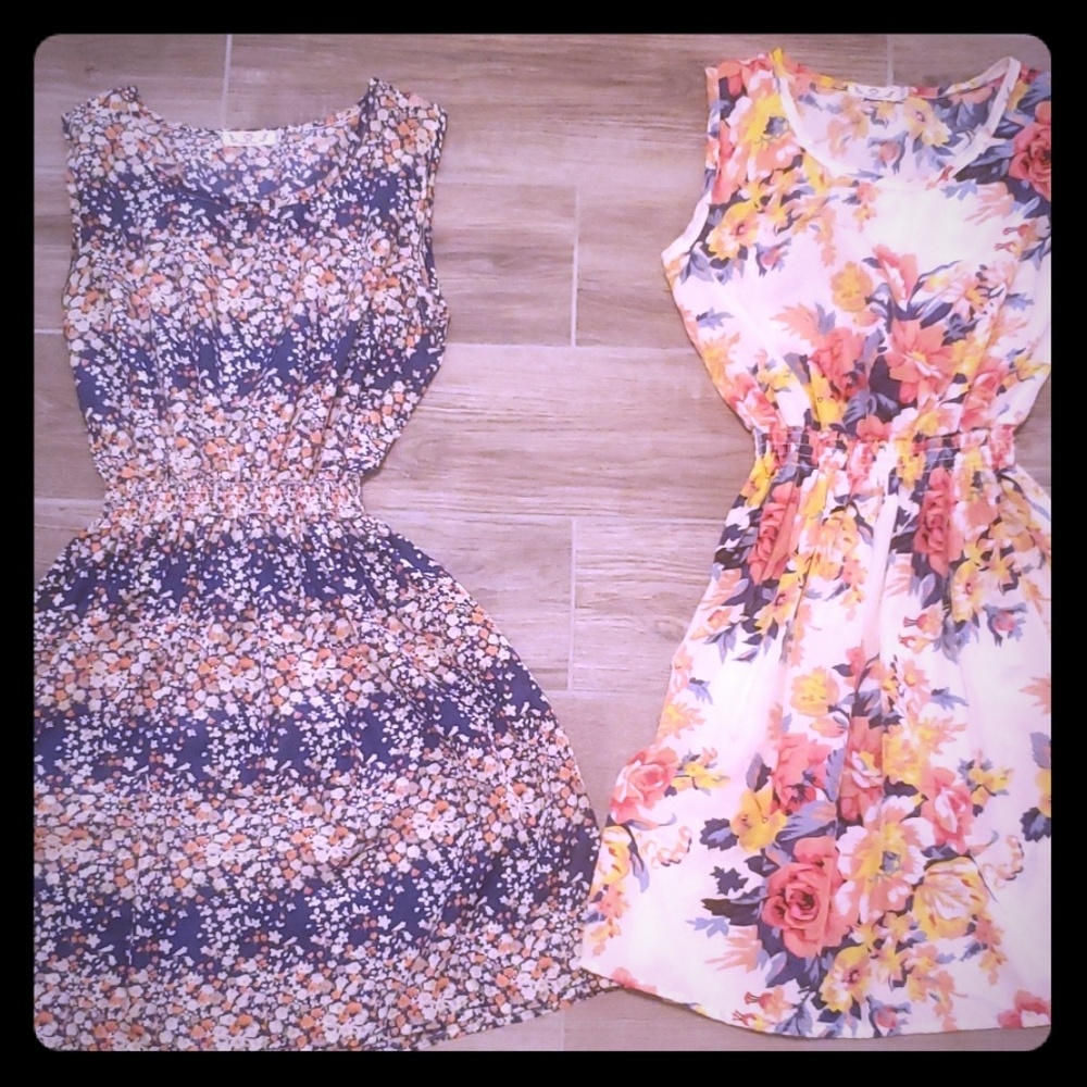 Floral A-Line Dresses (2 )